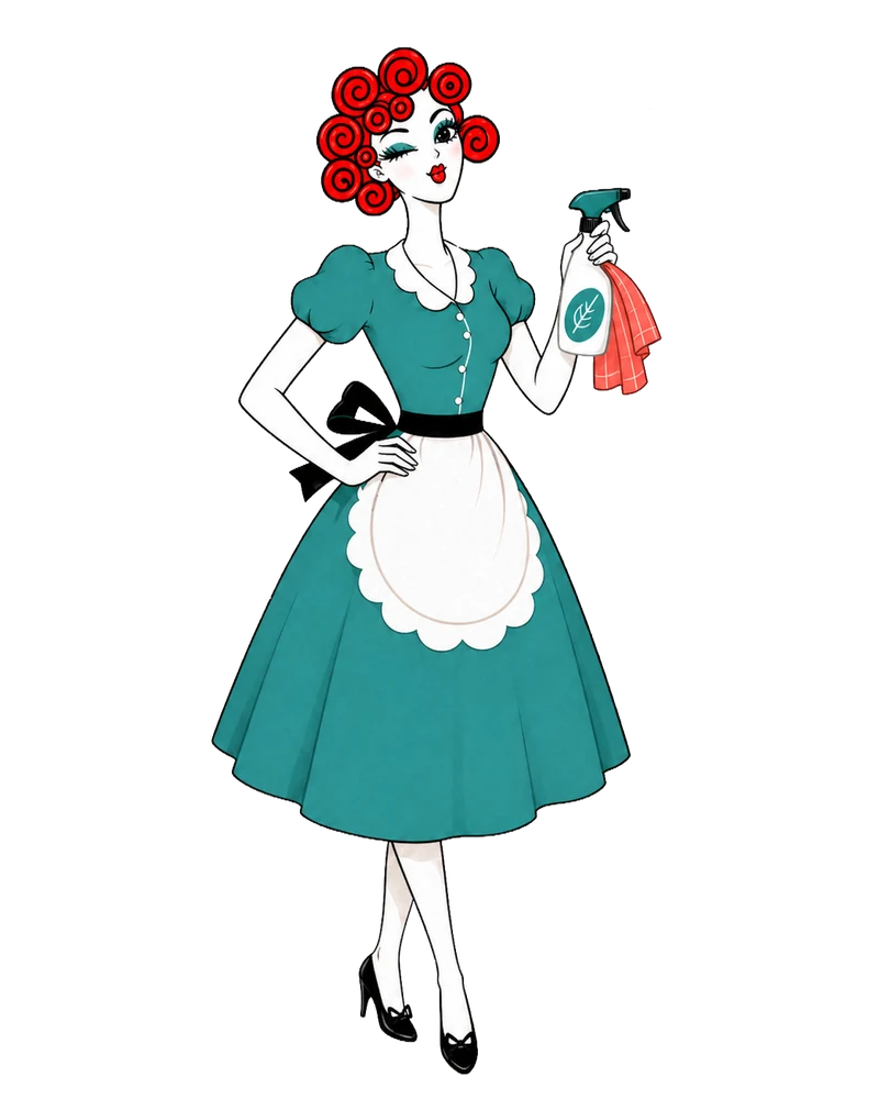 The Modern Maid mascot
